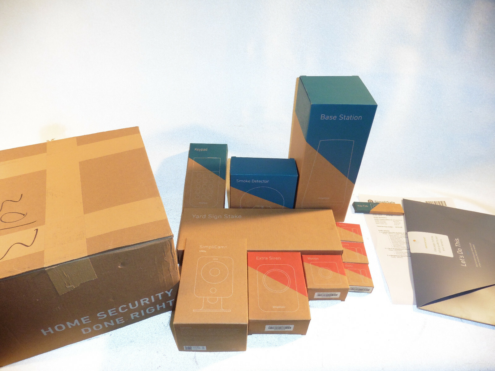 BRAND NEW Simplisafe Security System SSCS3 SSEDSM2 SSCM2 Base Smoke Camera Fob+