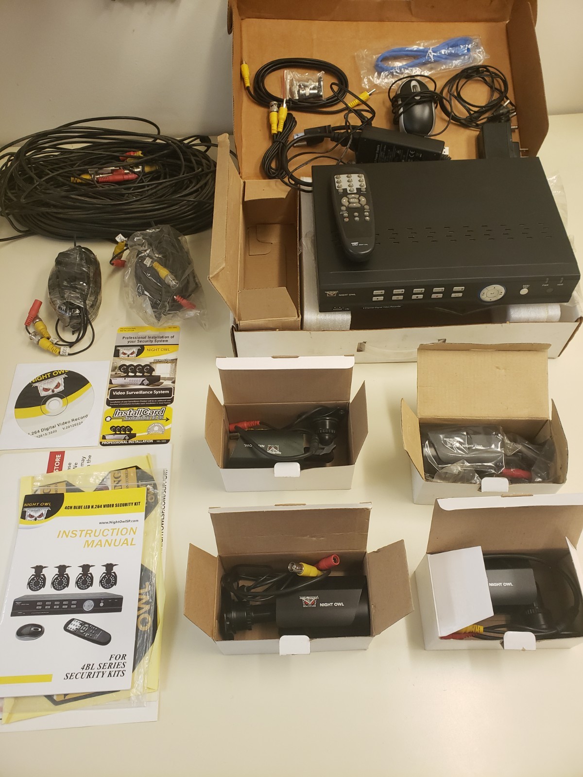 Night Owl Security Camera System 4BL-45GB-R
