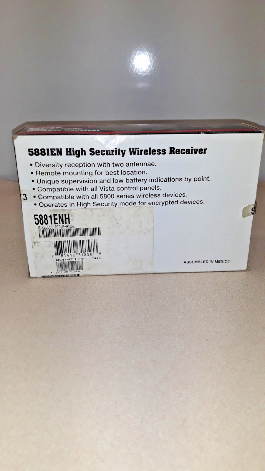 Honeywell Ademco 5881ENH High Security Wireless Receiver P/N 5881ENH