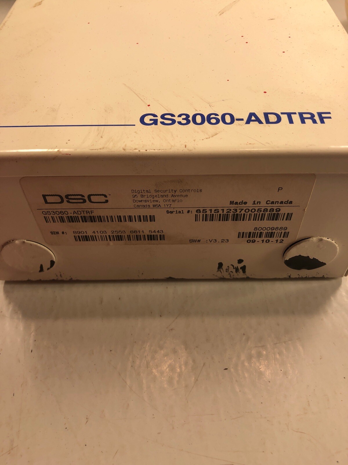 ADT Gs3060-ADTRF Security Alarm System-Power Series Panel PC1864 Motion Sensor