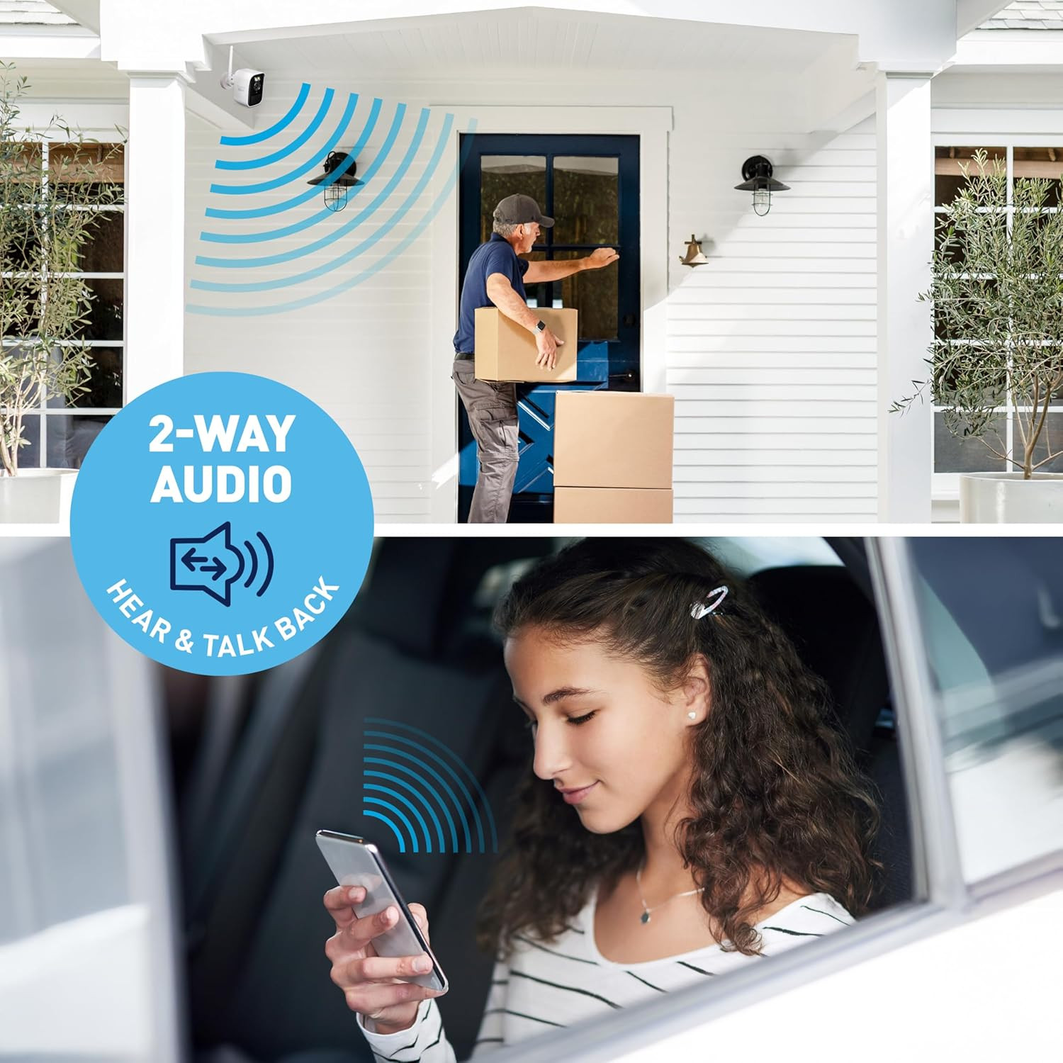 Maxranger Mini Kit 4K Wireless NVR Security System 2-Cam Kit,4K Camera Forever C