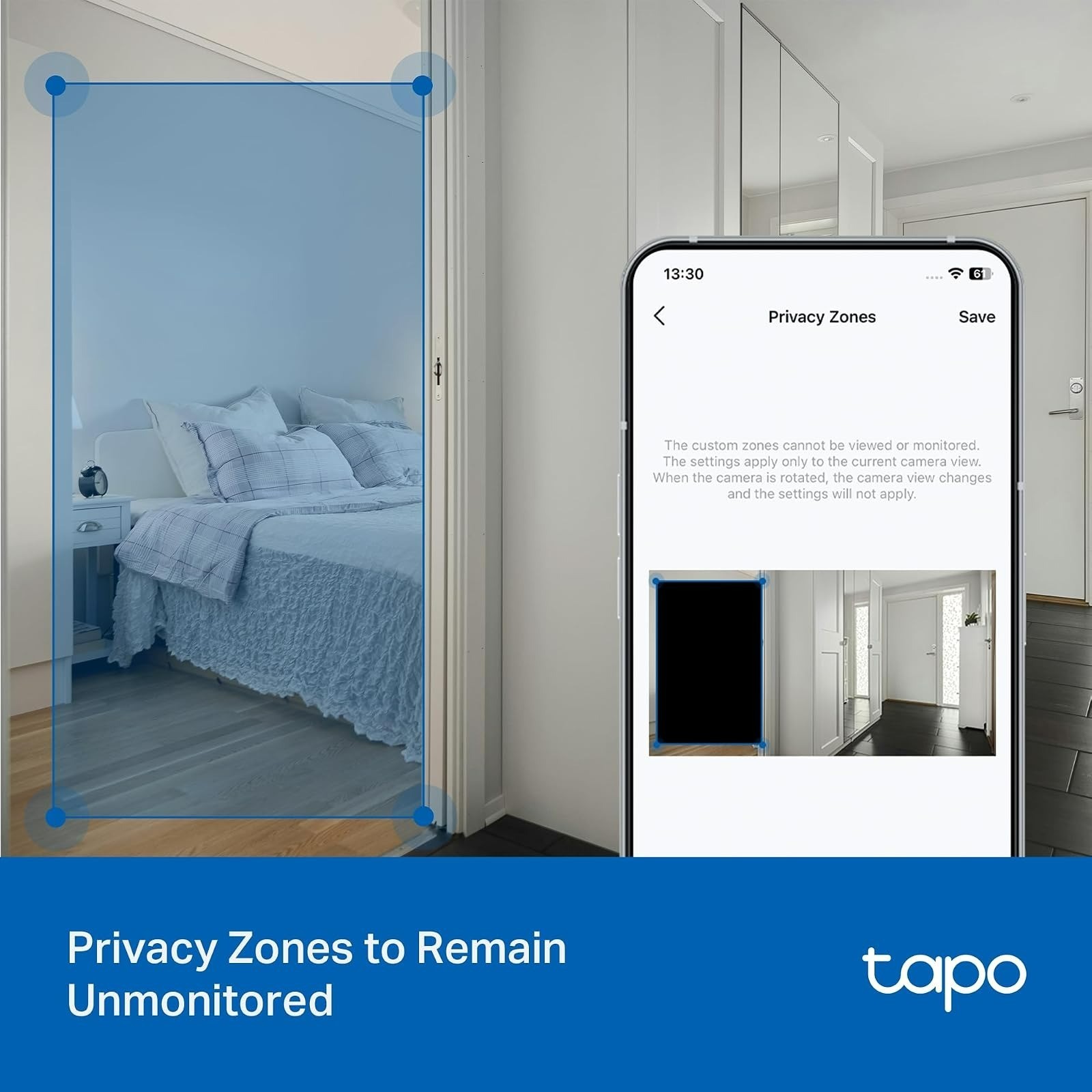Tapo C236 3K 5MP Security Camera, Pan/Tilt, Night Vision, Alexa Compatible