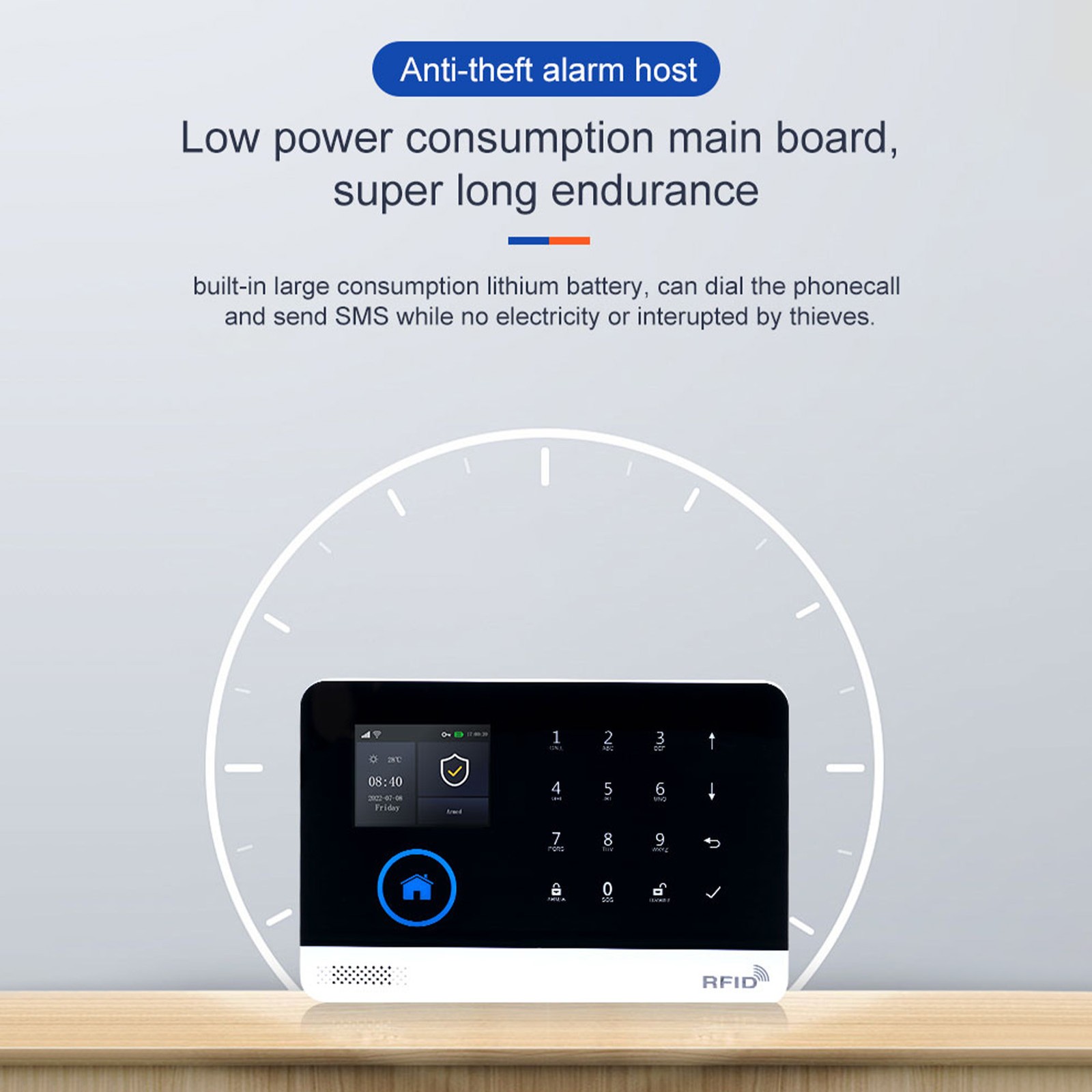 4G WiFi Wireless Home Alarm System DIY Smart Wireless Alarm System With TY GNQX