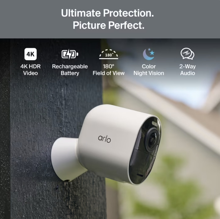 Arlo Ultra Gen 3 4K HDR Security Camera (2025)