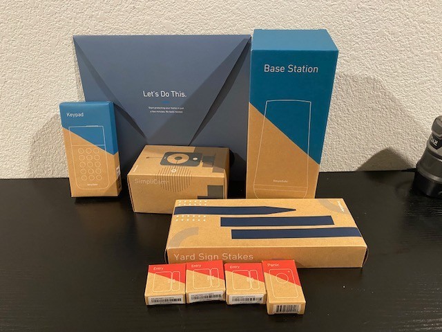 New SimpliSafe Home Security System Hardware Lot
