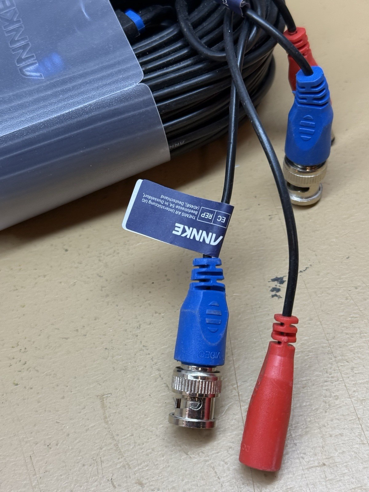 ANNKE 30M 100ft BNC Video Power Cable Cord Extend Connector for Camera System