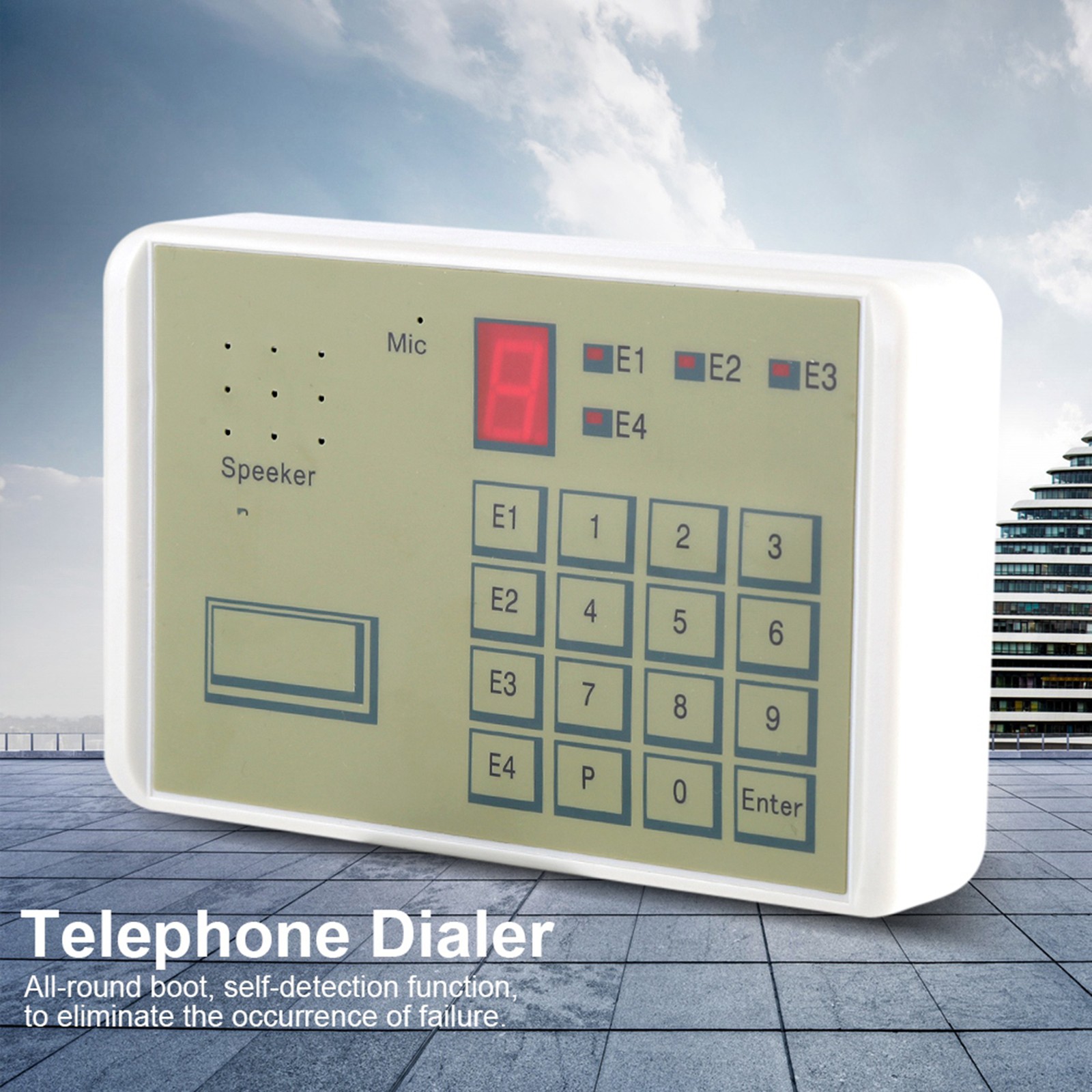 Wired Telephone Voice Auto-dialer Burglar Security House Alarm System New HG