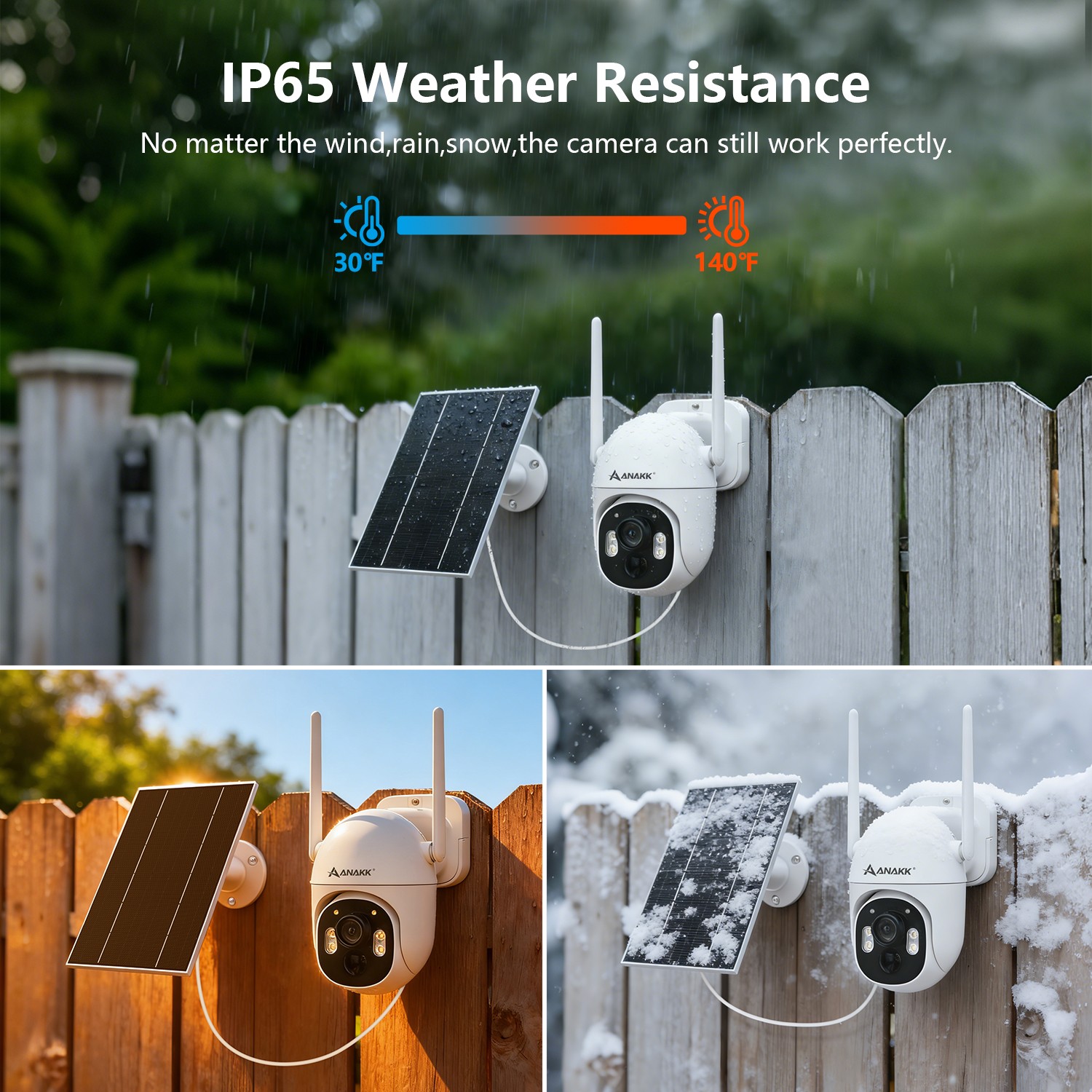 4MP 10CH Solar Powered Battery Wireless Security Camera System 1TB Monitor Audio