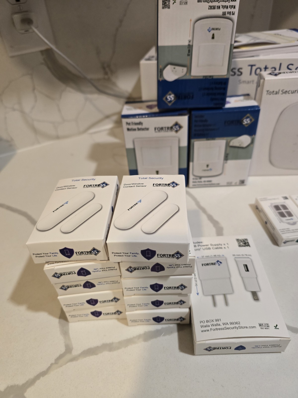 Fortress Security Store- DIY Total Security System A Includes Motion Sensors, Wi