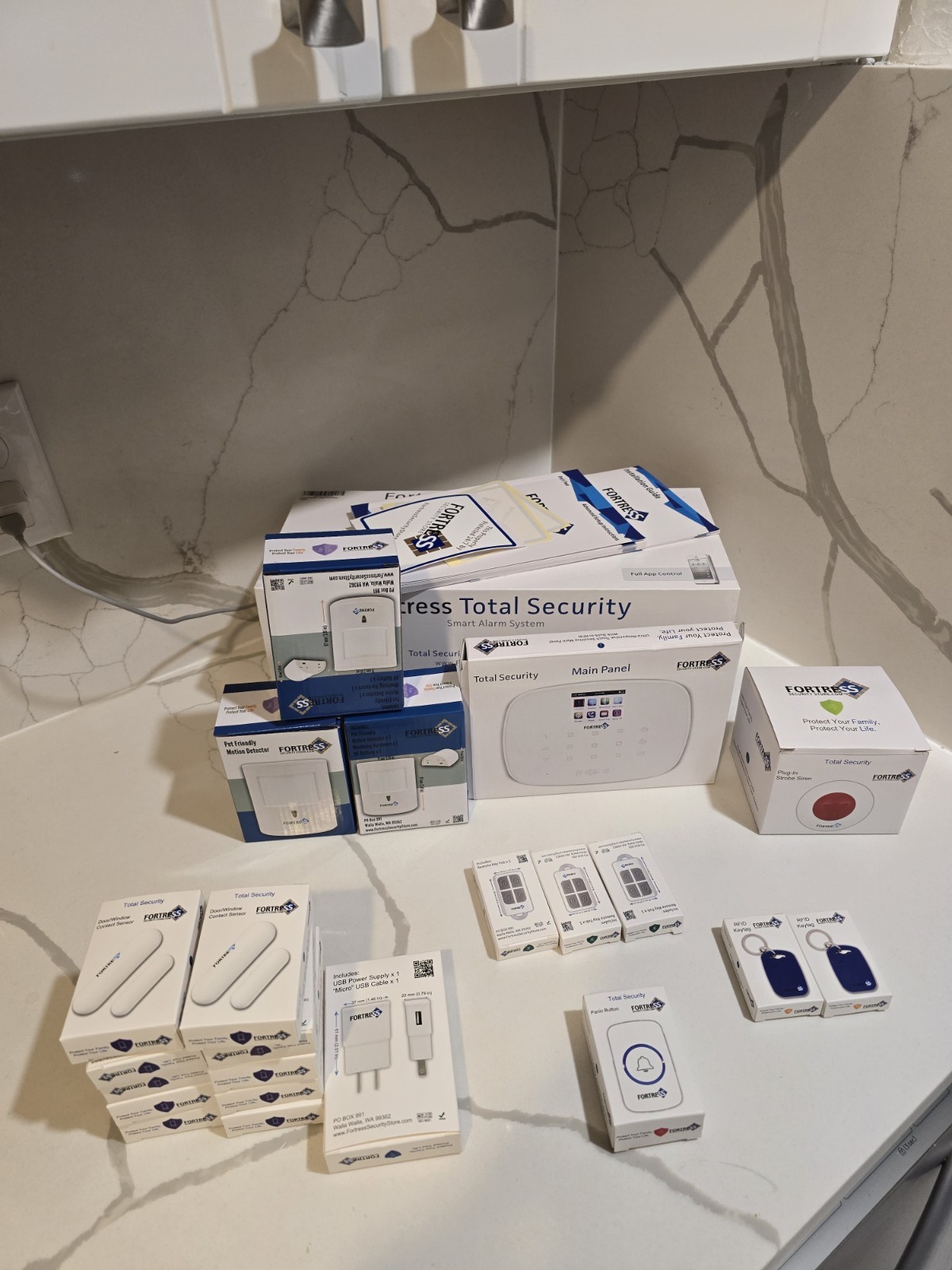 Fortress Security Store- DIY Total Security System A Includes Motion Sensors, Wi