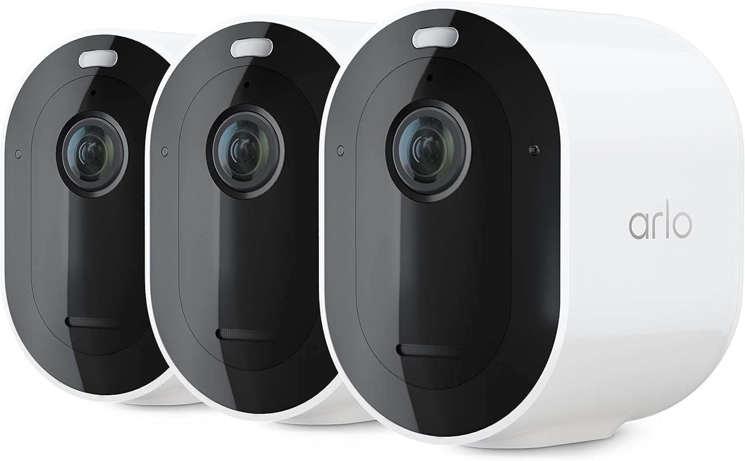 Arlo Pro 5S Spotlight Wireless Security Camera 2K HDR Dual-Band Wi-Fi – 3 Pack