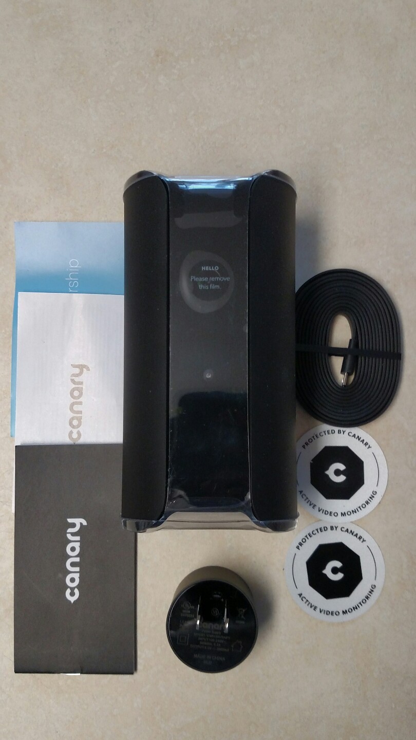 Canary All-in-One Home Smart Security Device – (Black)