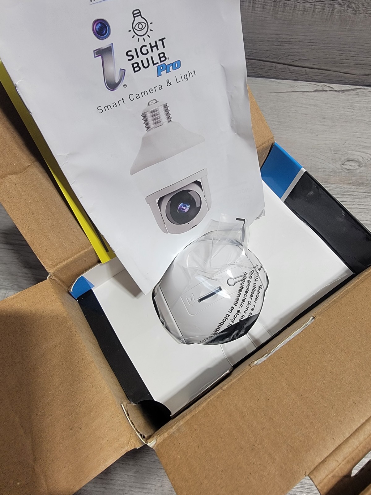 Sight Bulb Pro Wi-Fi Bulb Camera 360° View Motion Detection Night Vision 3MP