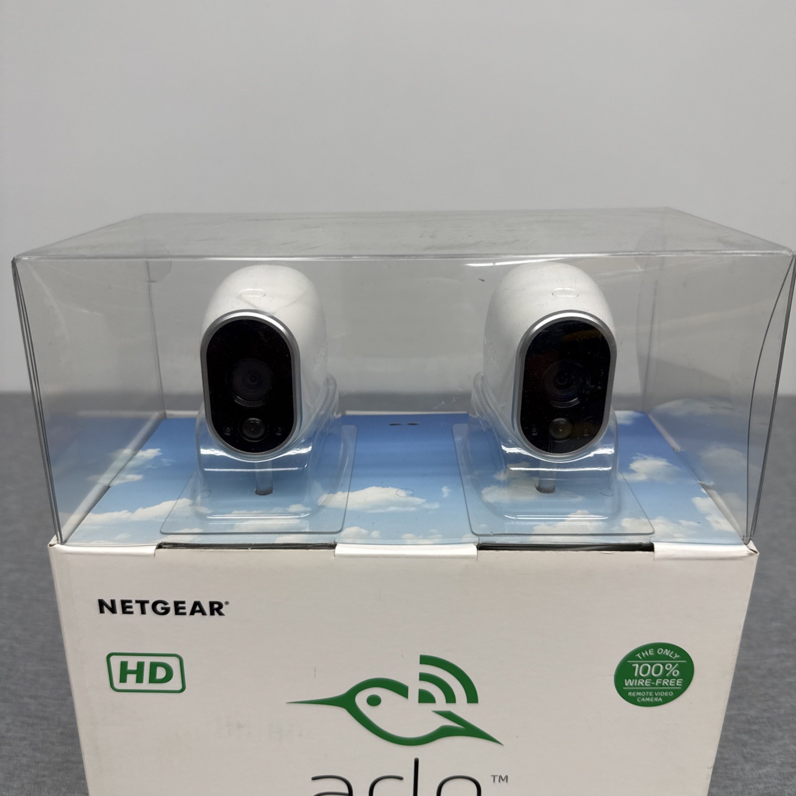 Arlo VMS3230 HD 1280 x 720 Wireless Security System with 2 Cameras – White