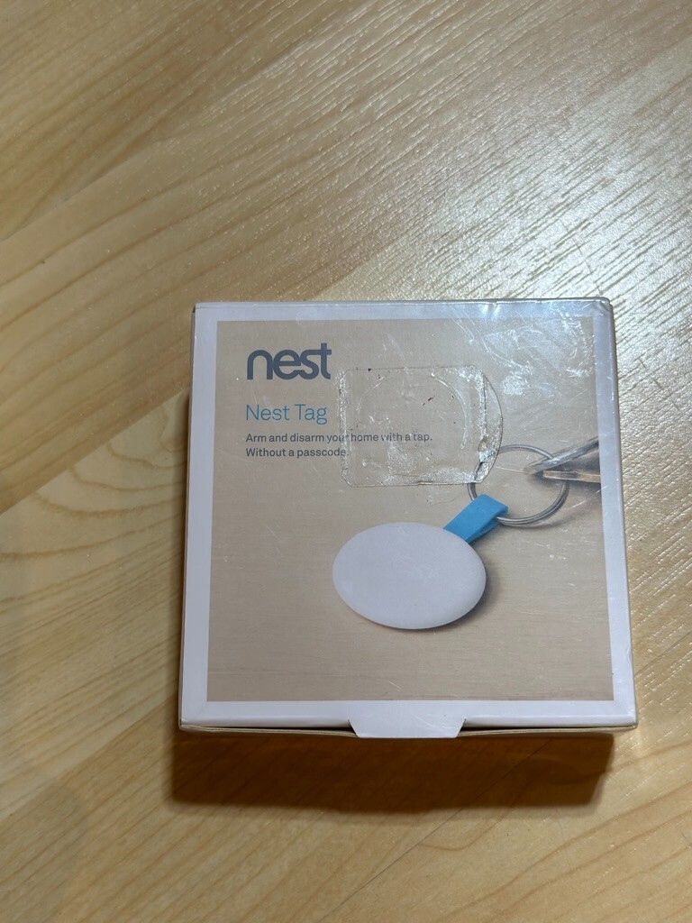 Google Nest Tag Wireless Home Security Key Fob – White/Blue