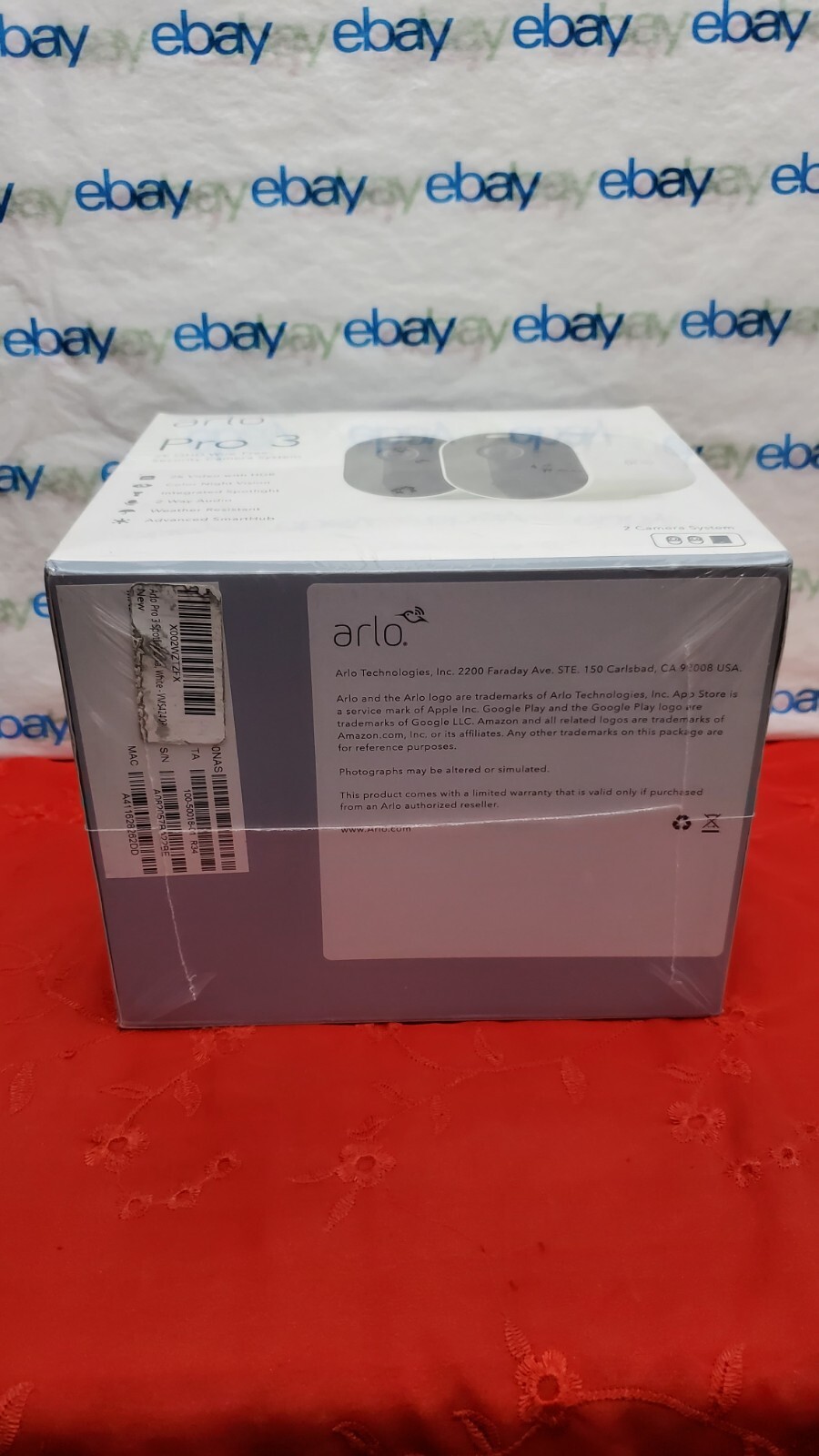 Arlo Pro 3 VMS4240P-100NAS 2K QHD Wire-Free Security Camera System (VMC4240P)