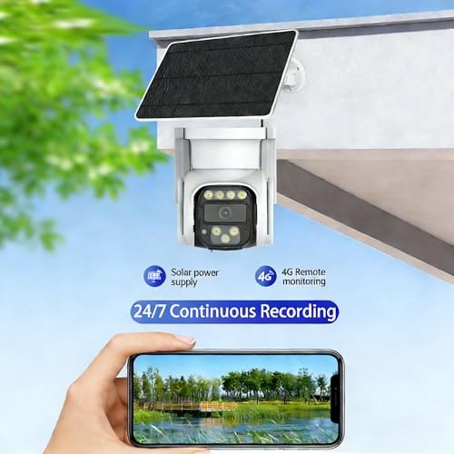 24/7 Recording AOV 4G Security Camera Outdoor Wireless with 8000mAh Battery 7W