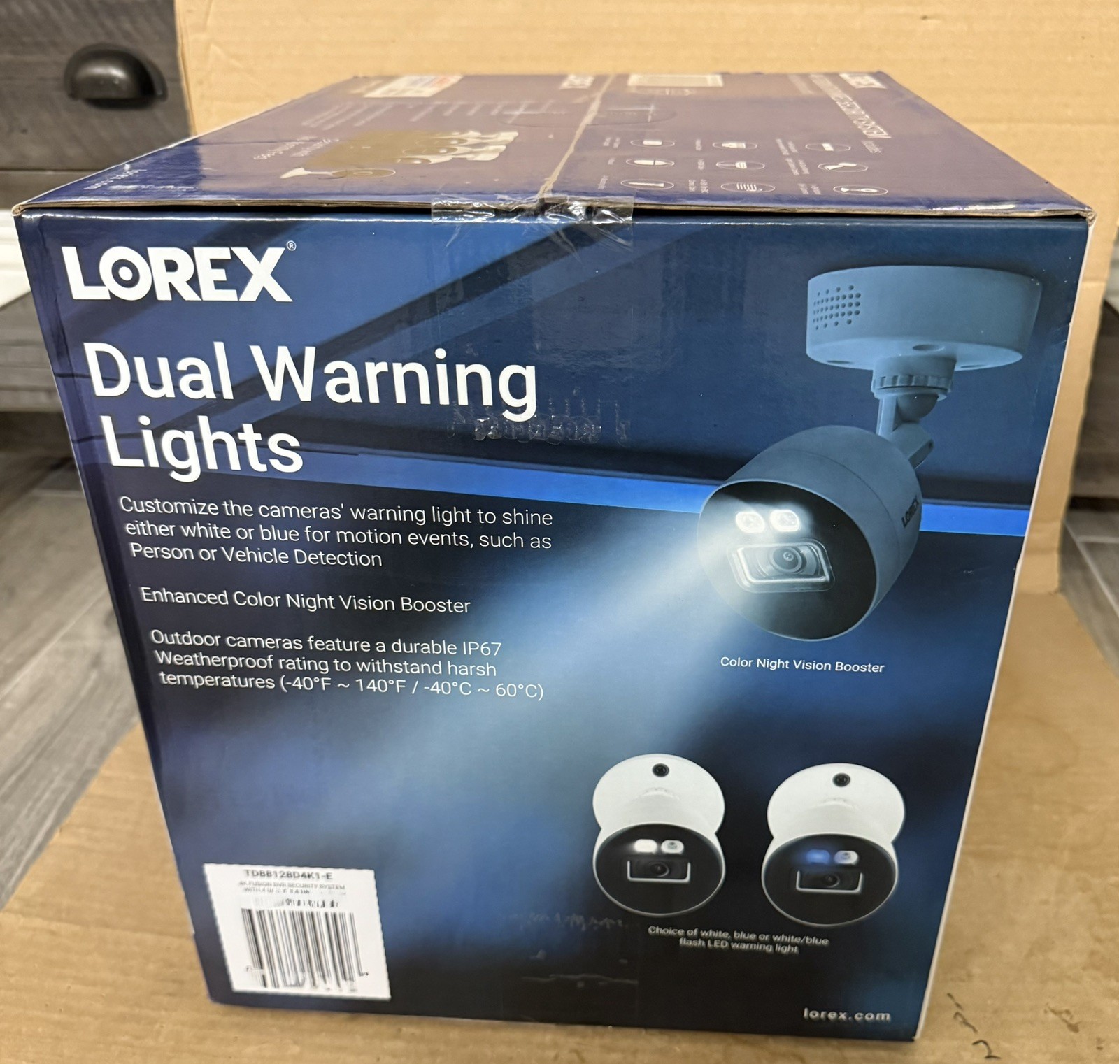 Lorex 12 Channel 4K 2TB Fusion DVR 5 Camera Security System