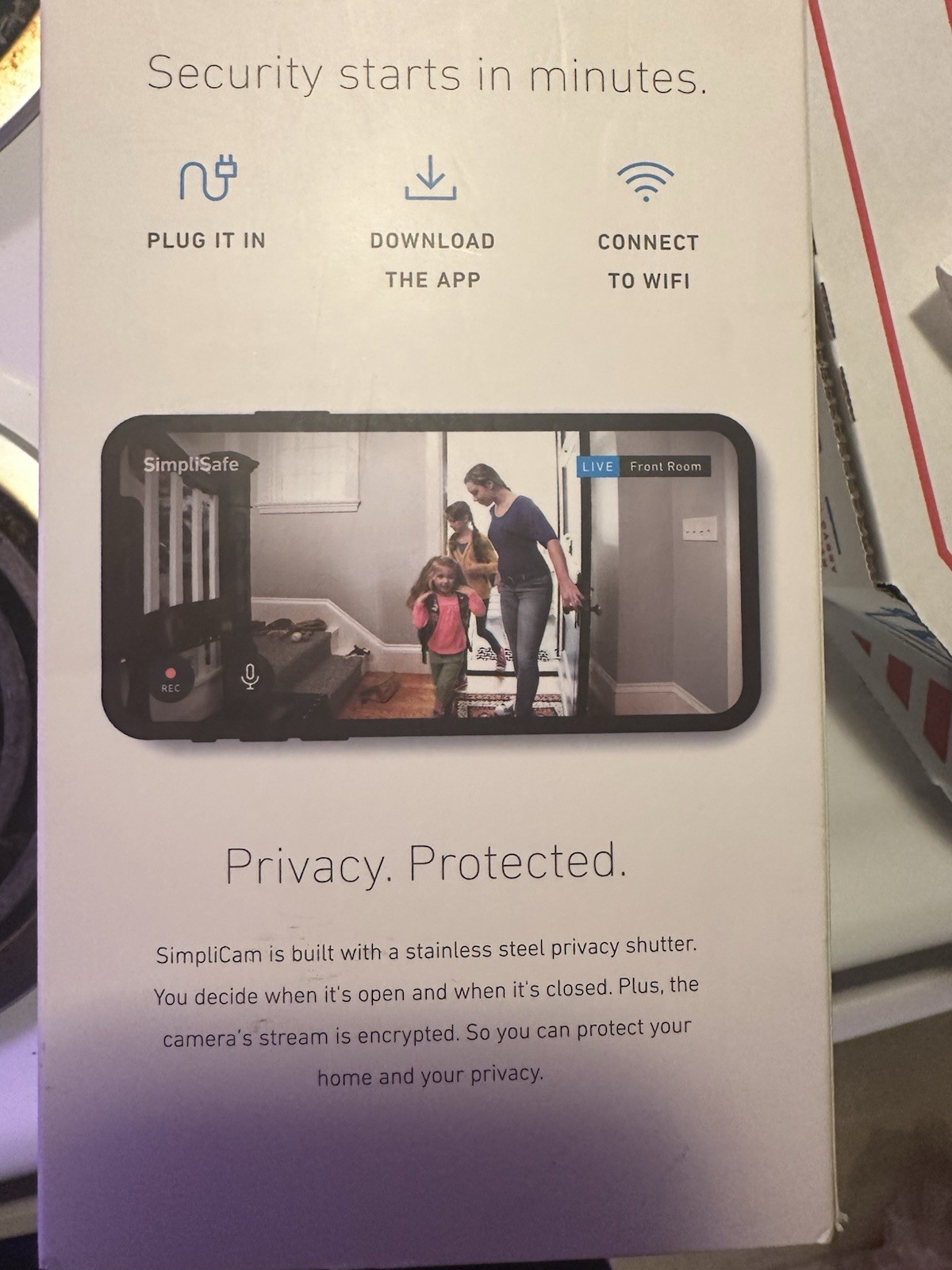 SimpliSafe SimpliCam HD Indoor Security Camera