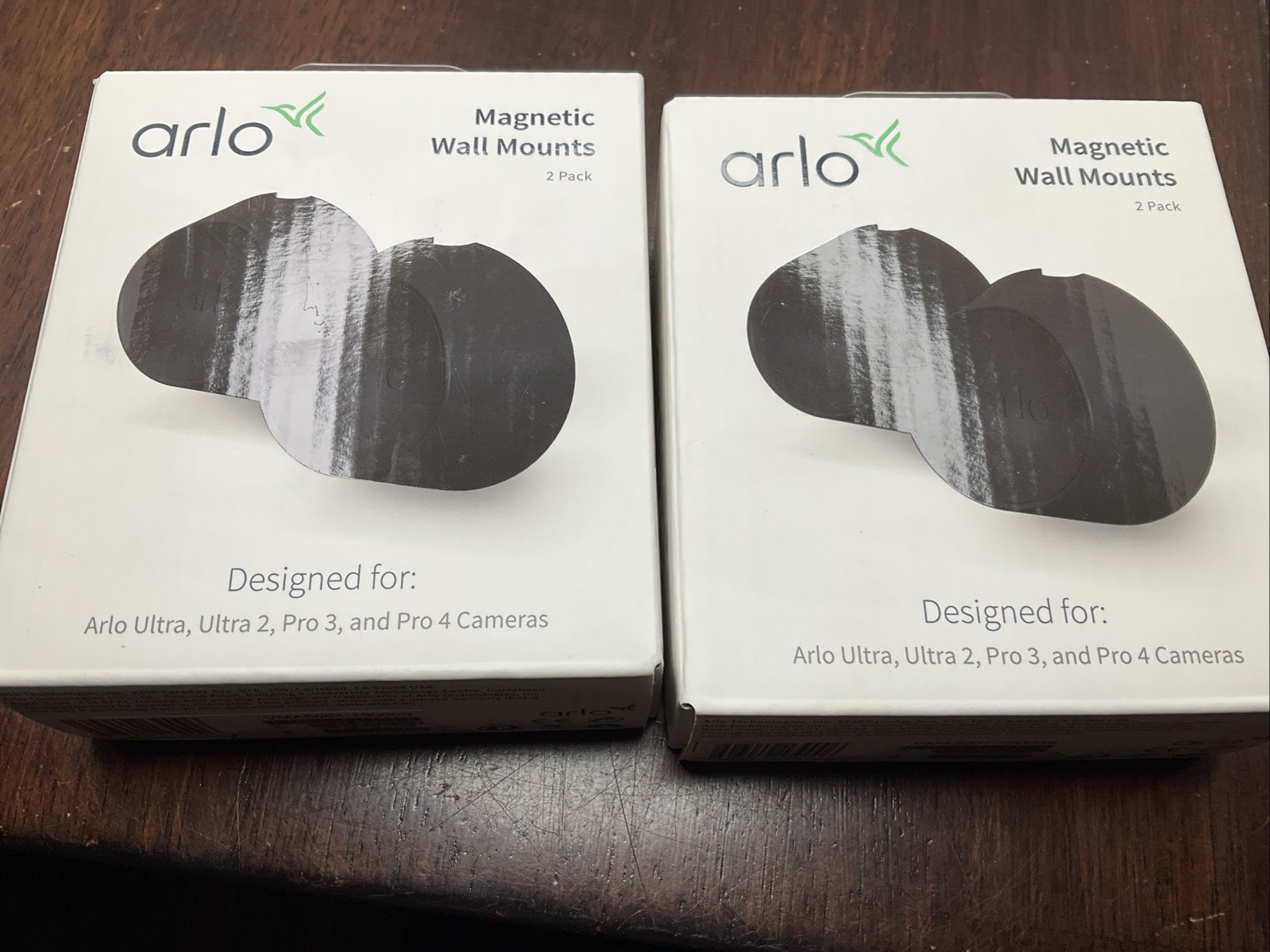 2 Arlo Magnetic Wall Mounts For Arlo Ultra Ultra 2 Pro 3&4Cameras VMA5001 Black