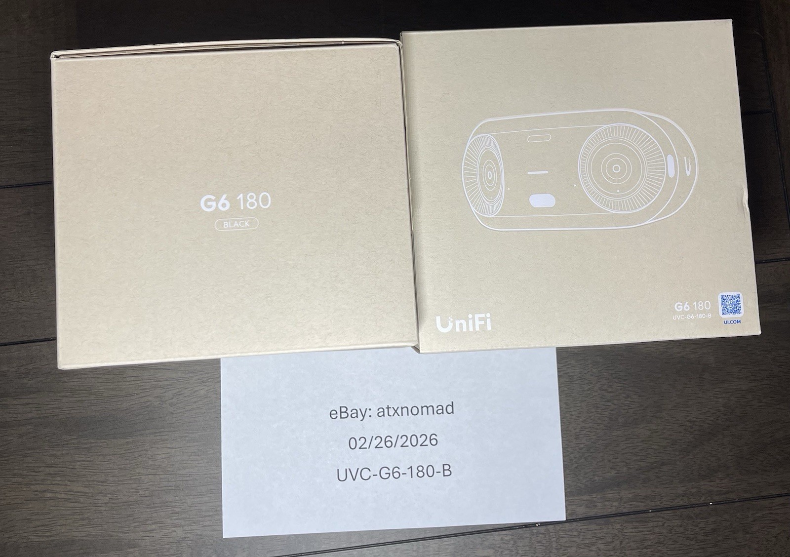 Ubiquiti G6 180 UVC-G6-180-B Black – Brand New – Sealed- In Hand- QTY:1