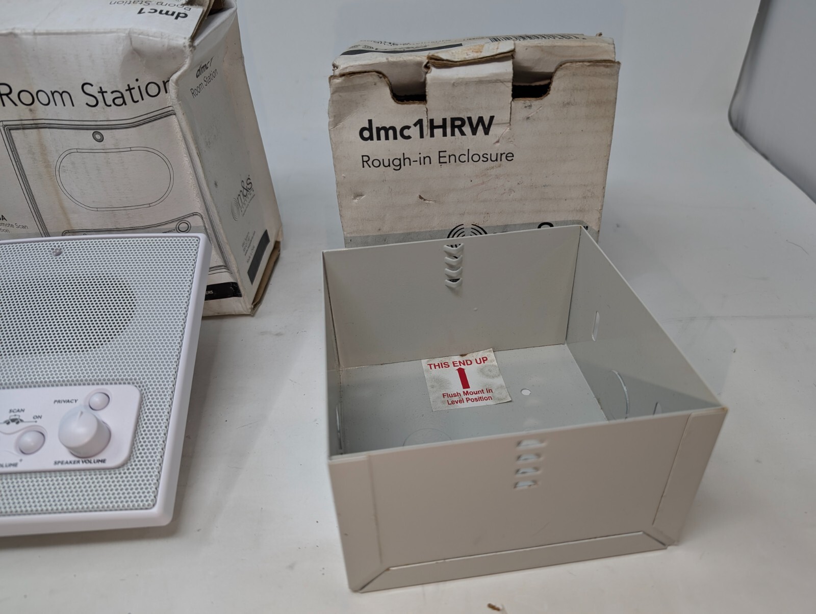 M&S Systems DMC1HRW Flush-mount Rough-In Box Enclosure & DMC1 Room Station