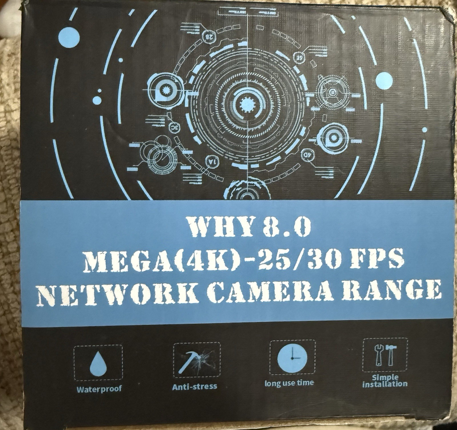Junction Box for Why 8.0 Mega (4K) 25/30 FPS Network Camera Range