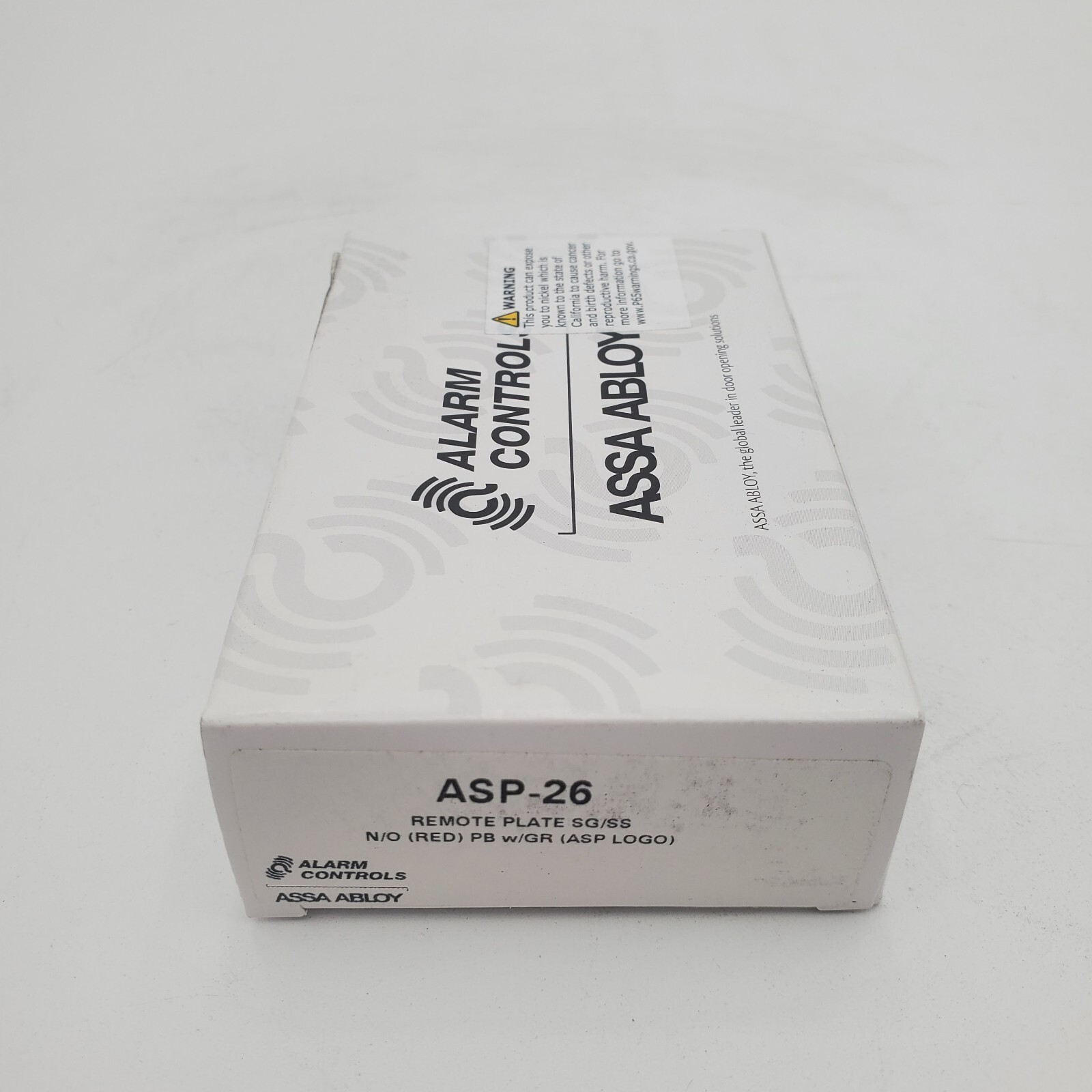 Alarm Controls ASP-26 Stainless Steel Remote Plate SG/SS
