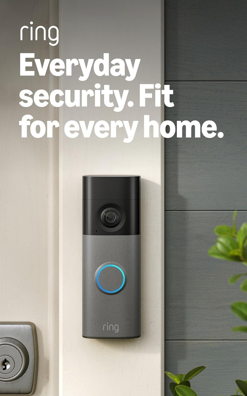 Ring Alarm Security System with Battery Doorbell, Chime, and Glass Break Sensor