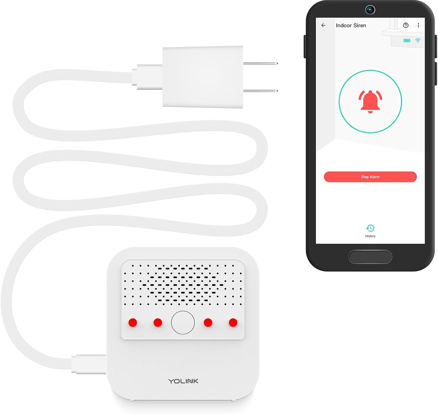 Smart Siren Alarm, Loud 110 Db, Wireless Alarm for Home Security/Intrusion/Burgl