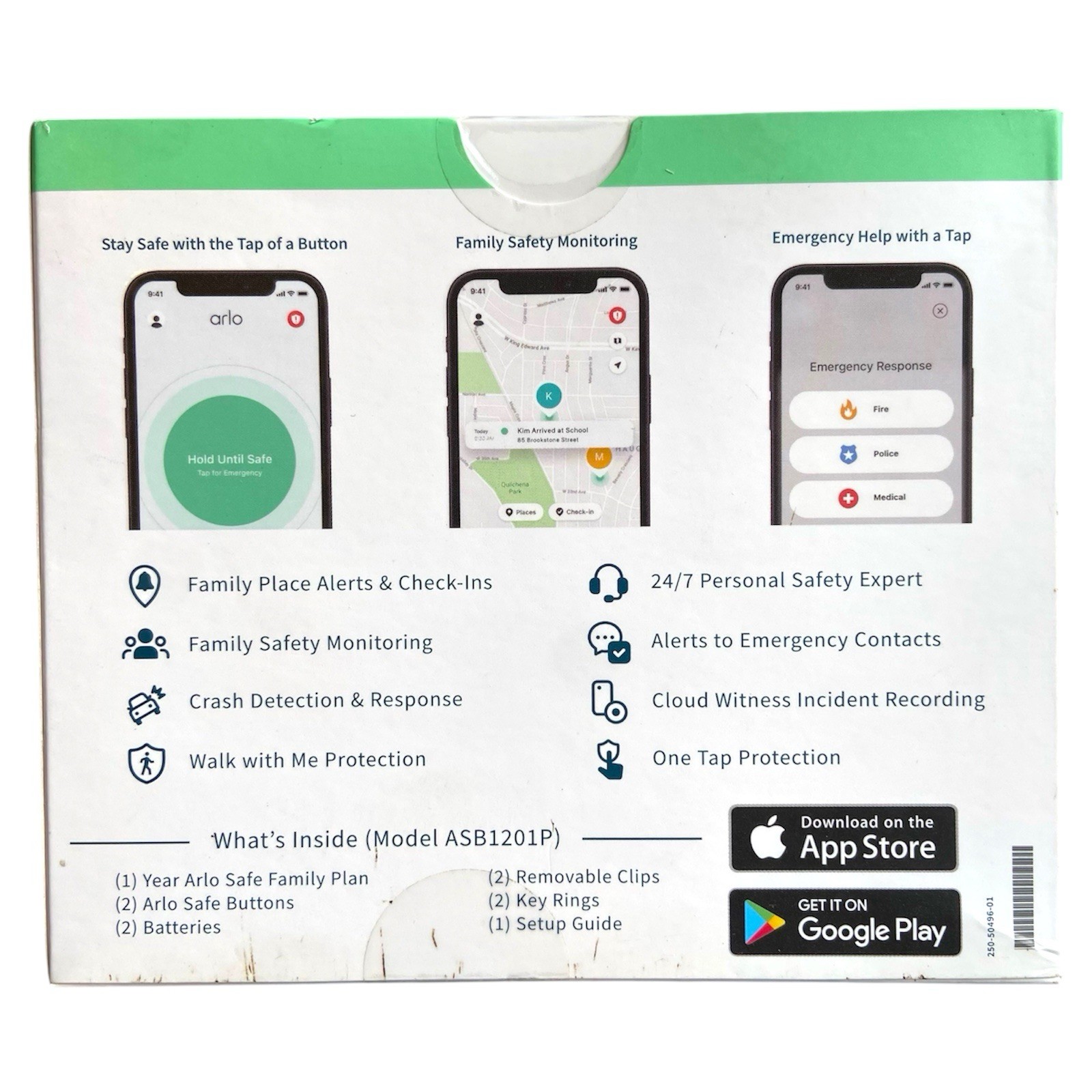 Arlo Safe Family Bundle 1 Year Safe Family Plan and 2 Safe Button Accessories