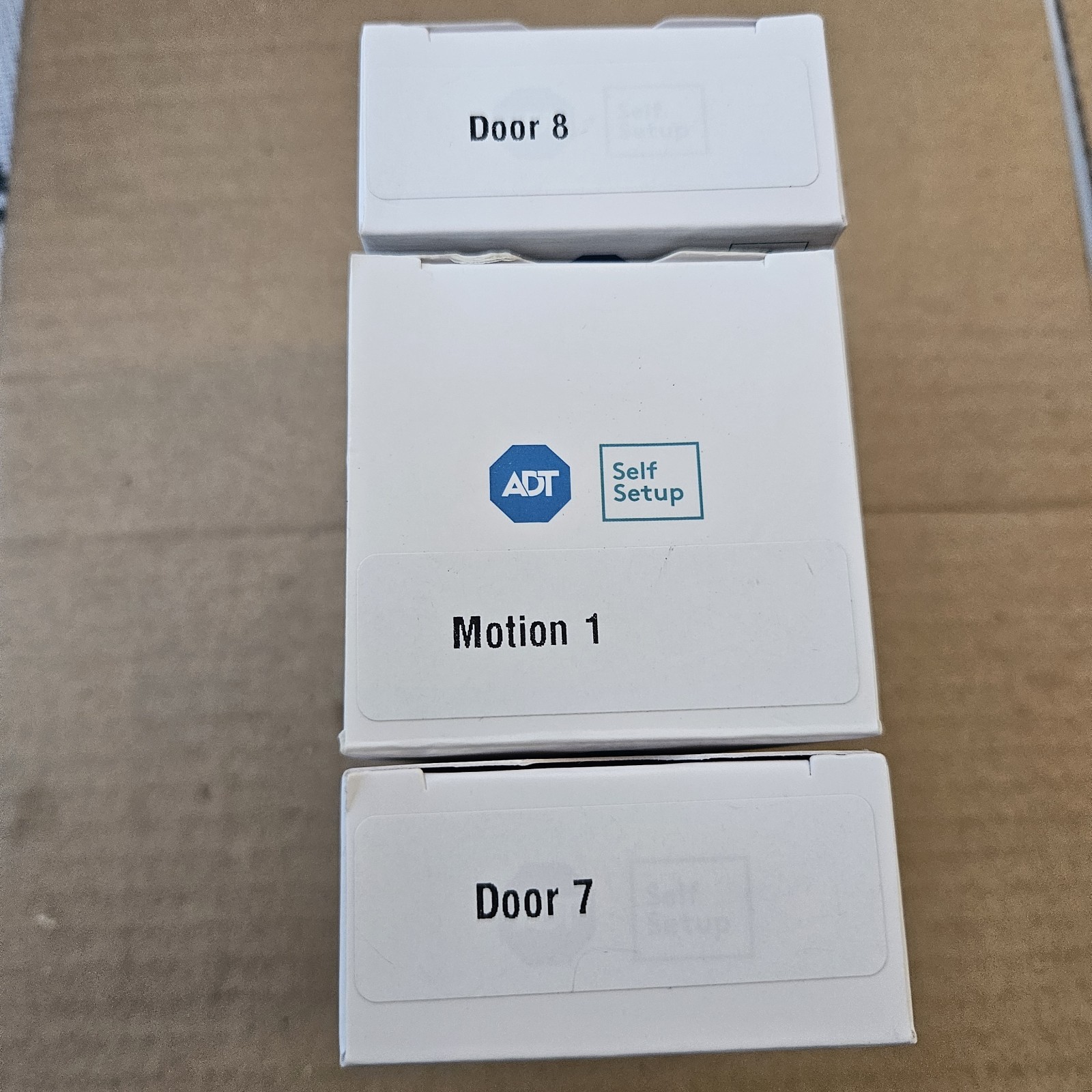 ADT Self Setup Smart Home Motion Sensors Alarm Lot Of 3