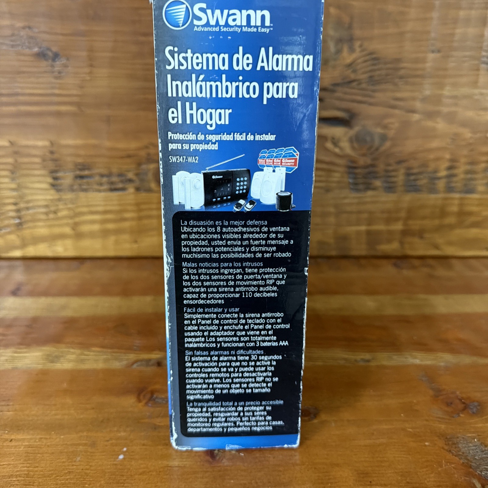 Swann Home Wireless Alarm System SW347 – WA2-RS New Open Box