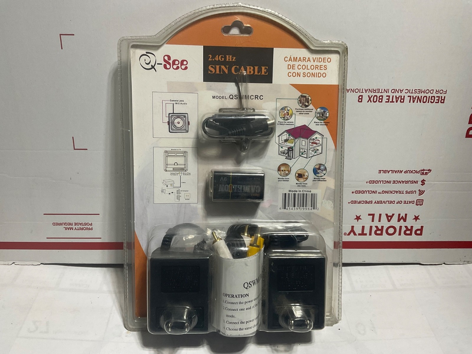 Q-See Color Video Camera Kit with Audio #QSWMCRC. 2.4Ghz Wireless Camera