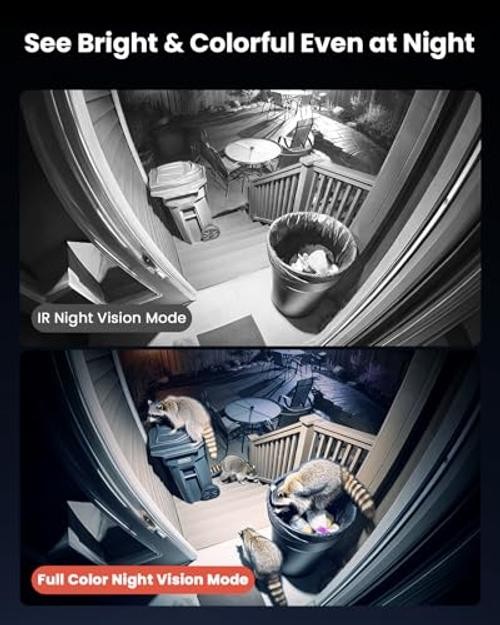 5MP Add On 2pcs Wired POE Cameras for 4K 8CH NVR, Human/Vehicle/Pet/Parcel