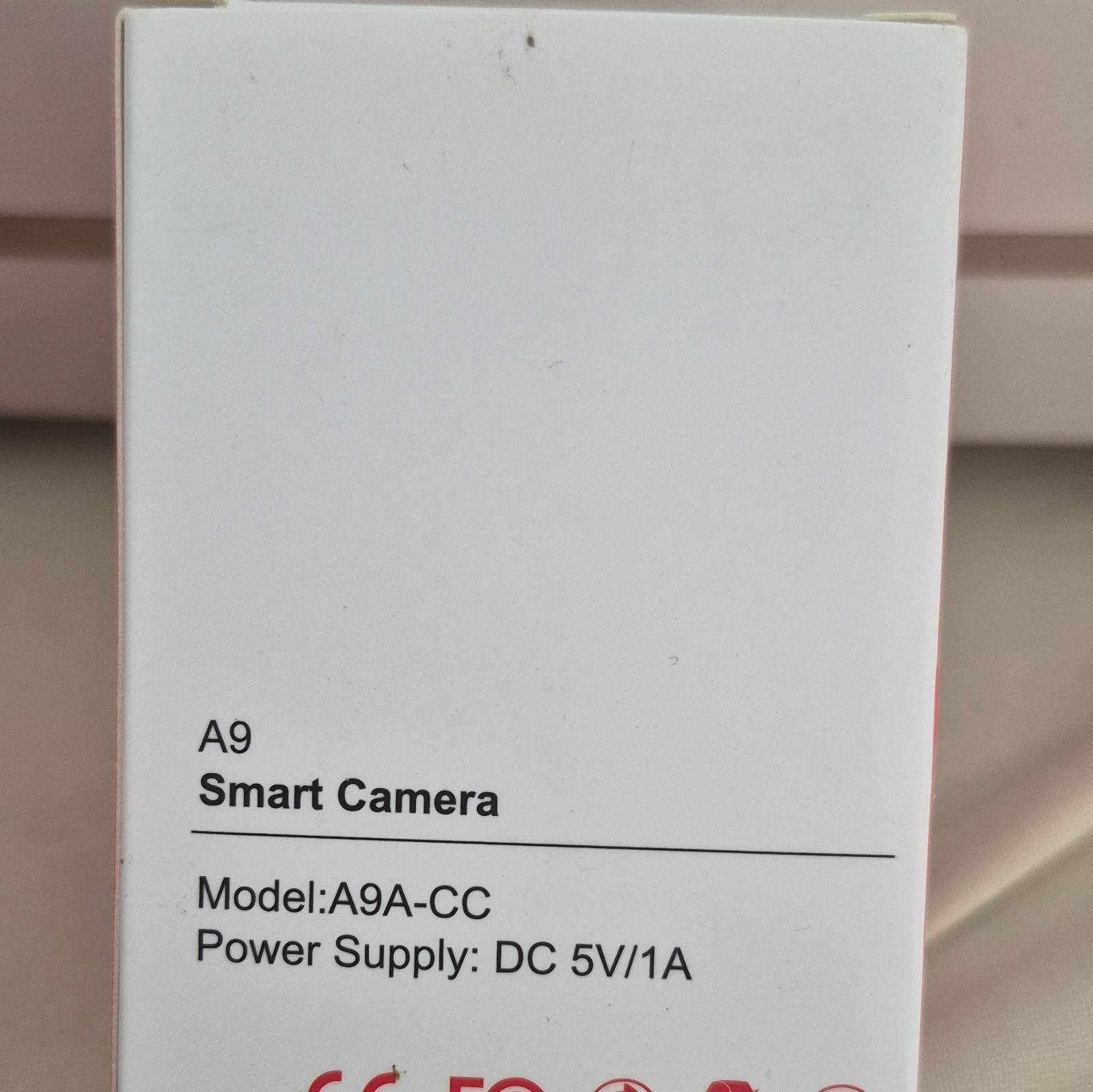 A9A-CC Smart Wi-Fi Battery IP Camera Indoor Cloud TF Card Black