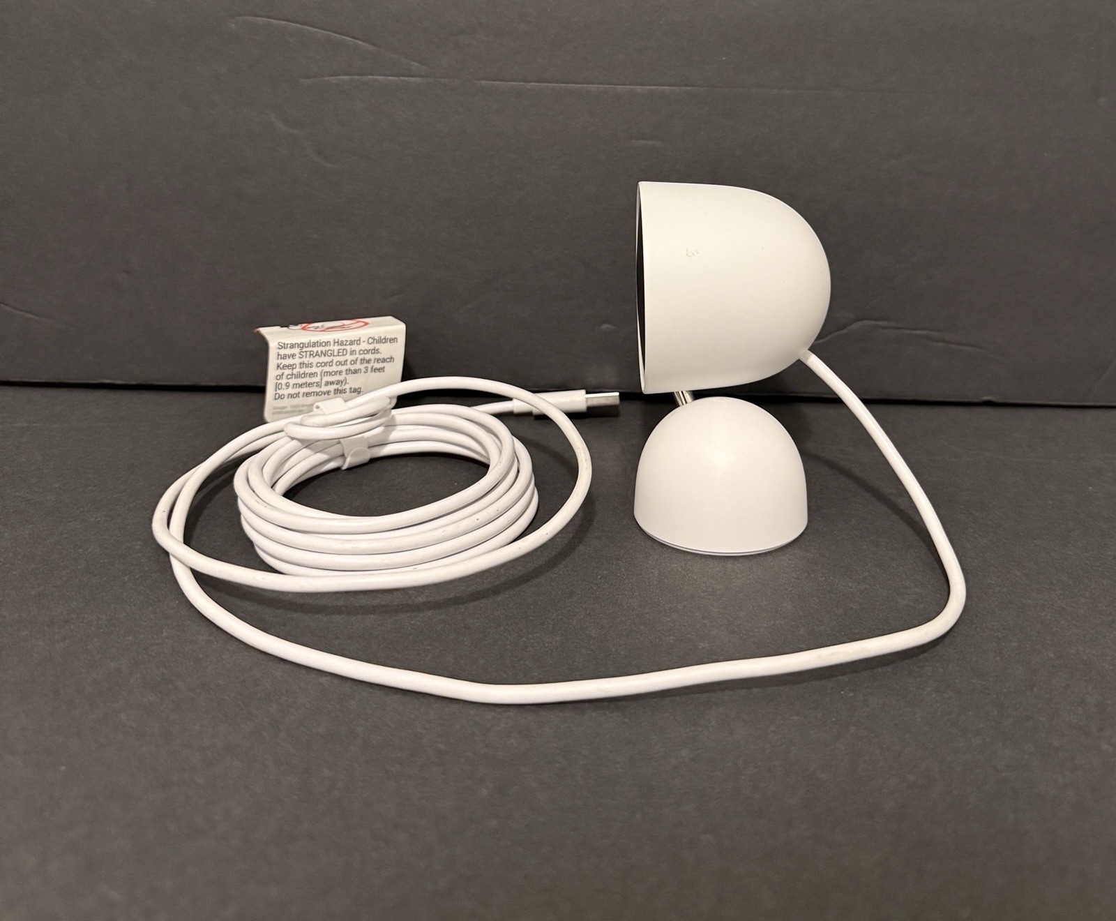 Google Nest Security Cam Indoor 1080p Wired 2nd Generation (White Snow) GJQ9T
