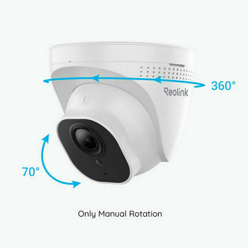 Reolink 16CH NVR 4K 8MP PoE Outdoor Security Camera System Audio 4TB RLK16-800D8