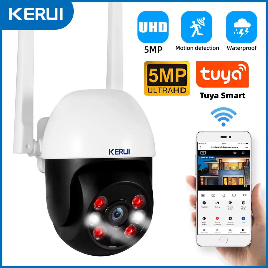 Home Alarm System Support Alexa W184 Tuya Smart Home Security Alarm 4G/WiFi Wire