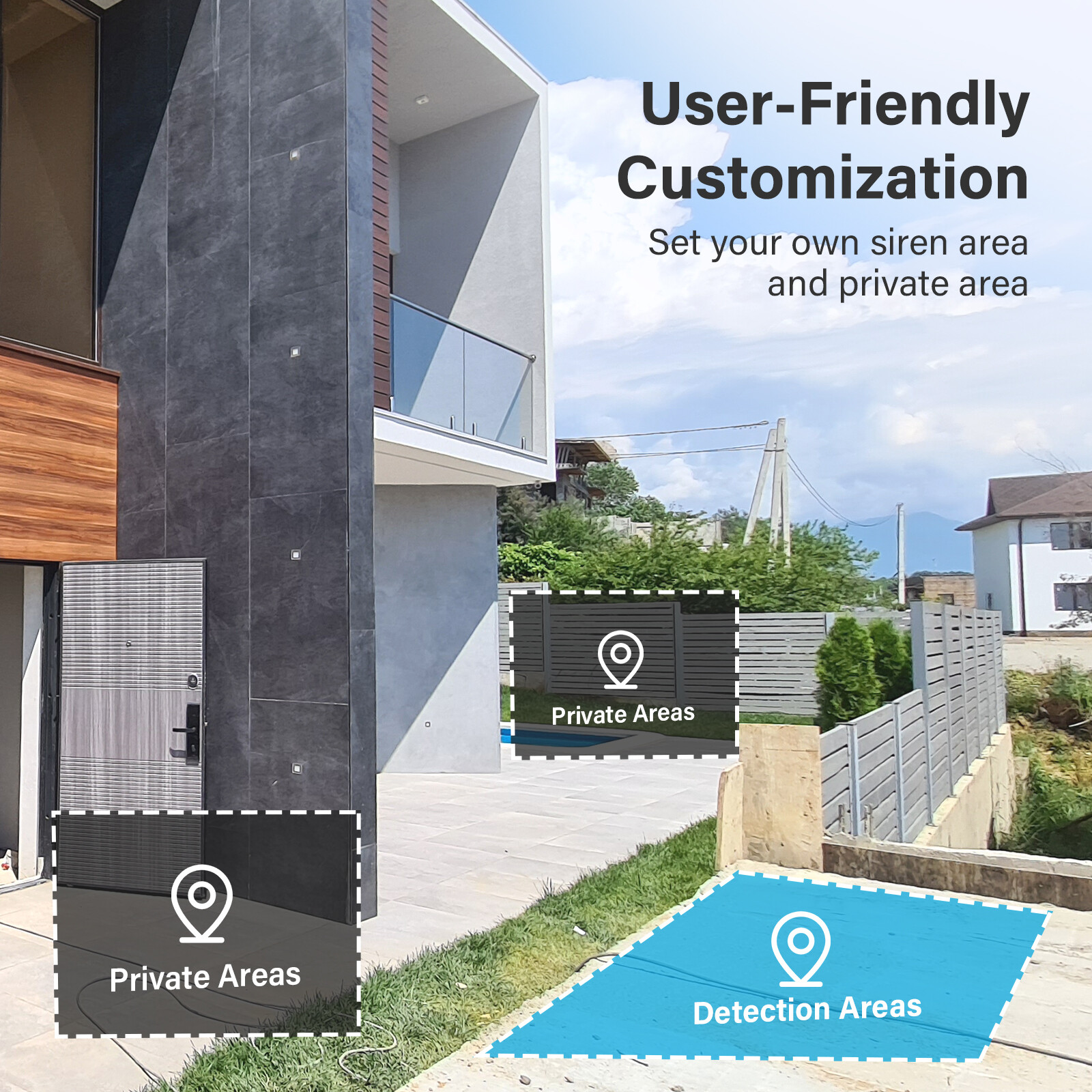 5MP Outdoor Wireless Security Camera System Home WiFi 10CH NVR Night Vision 30m