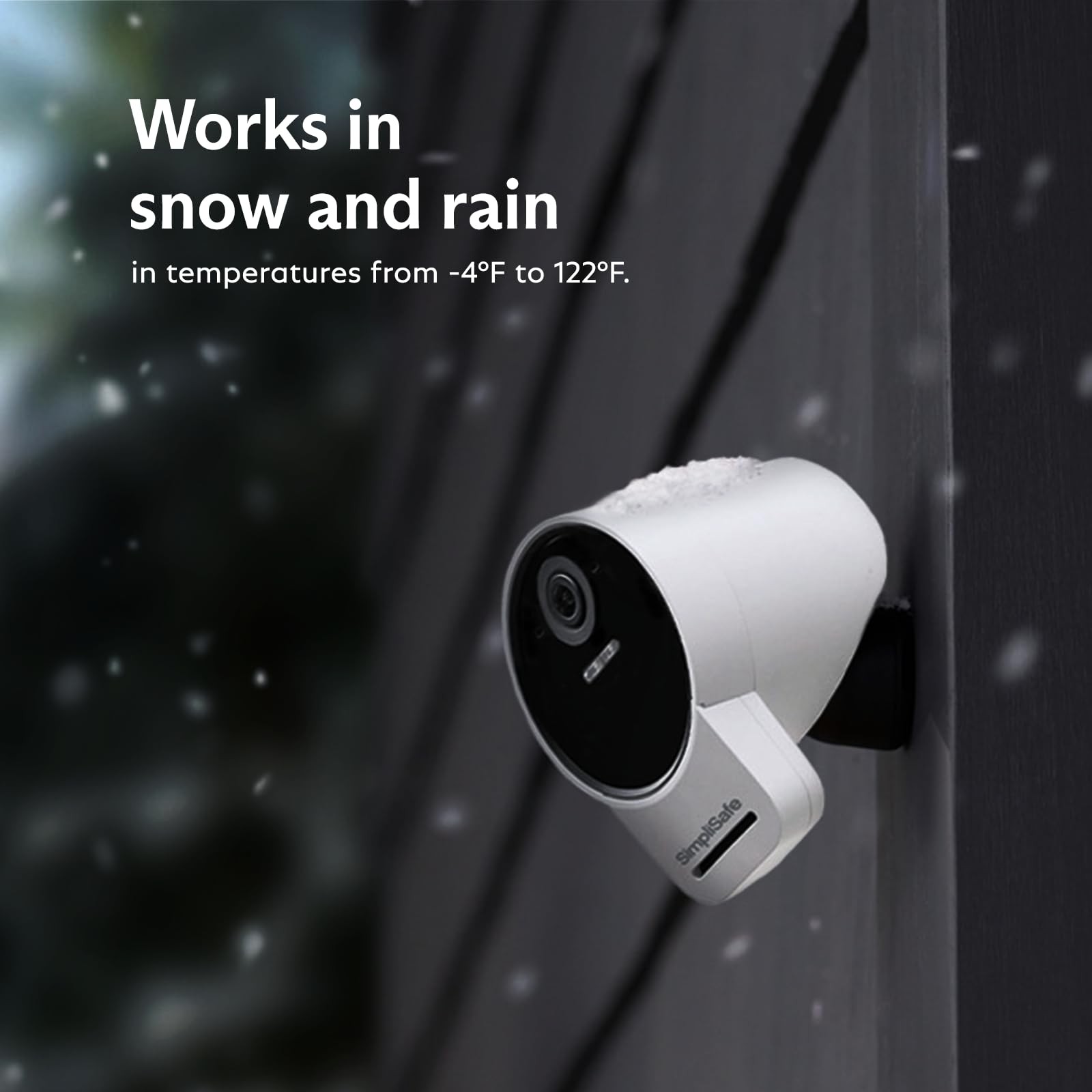 SimpliSafe Outdoor Security Camera Series 2 1080p Wireless and Wired Home