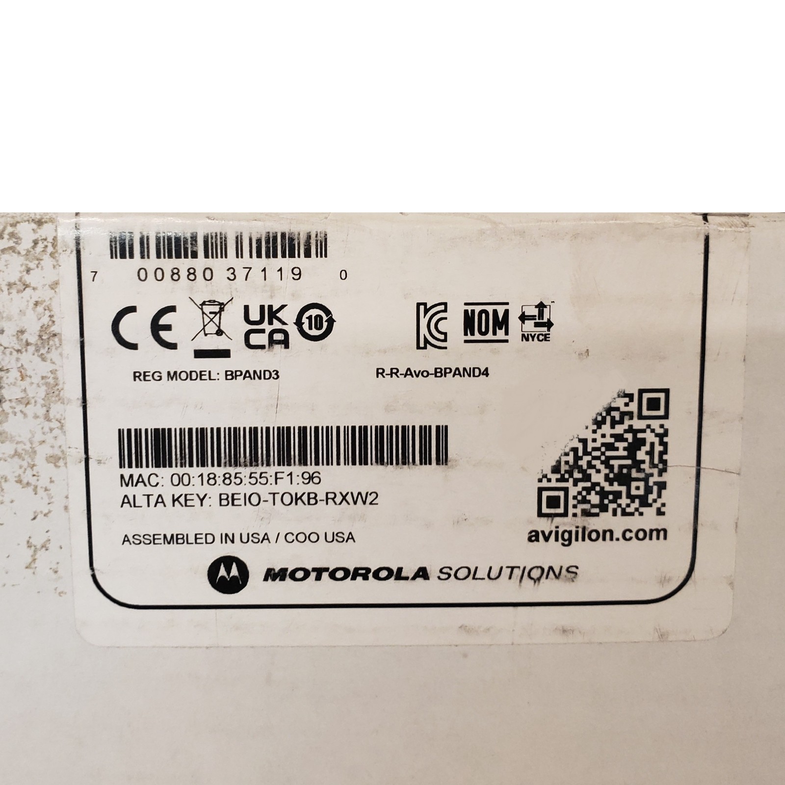 AVIGILON Alta Cloud H5A Multisensor 8MP 3-Head Camera 24C-H5A-3MH-30 | 320-2037A