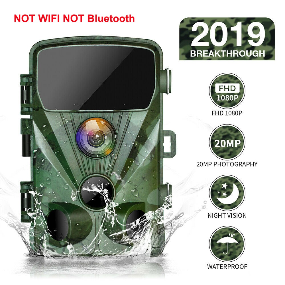 1080P 20MP Trail Camera Wildlife Hunting Game Camera IR Night Vision Outdoor