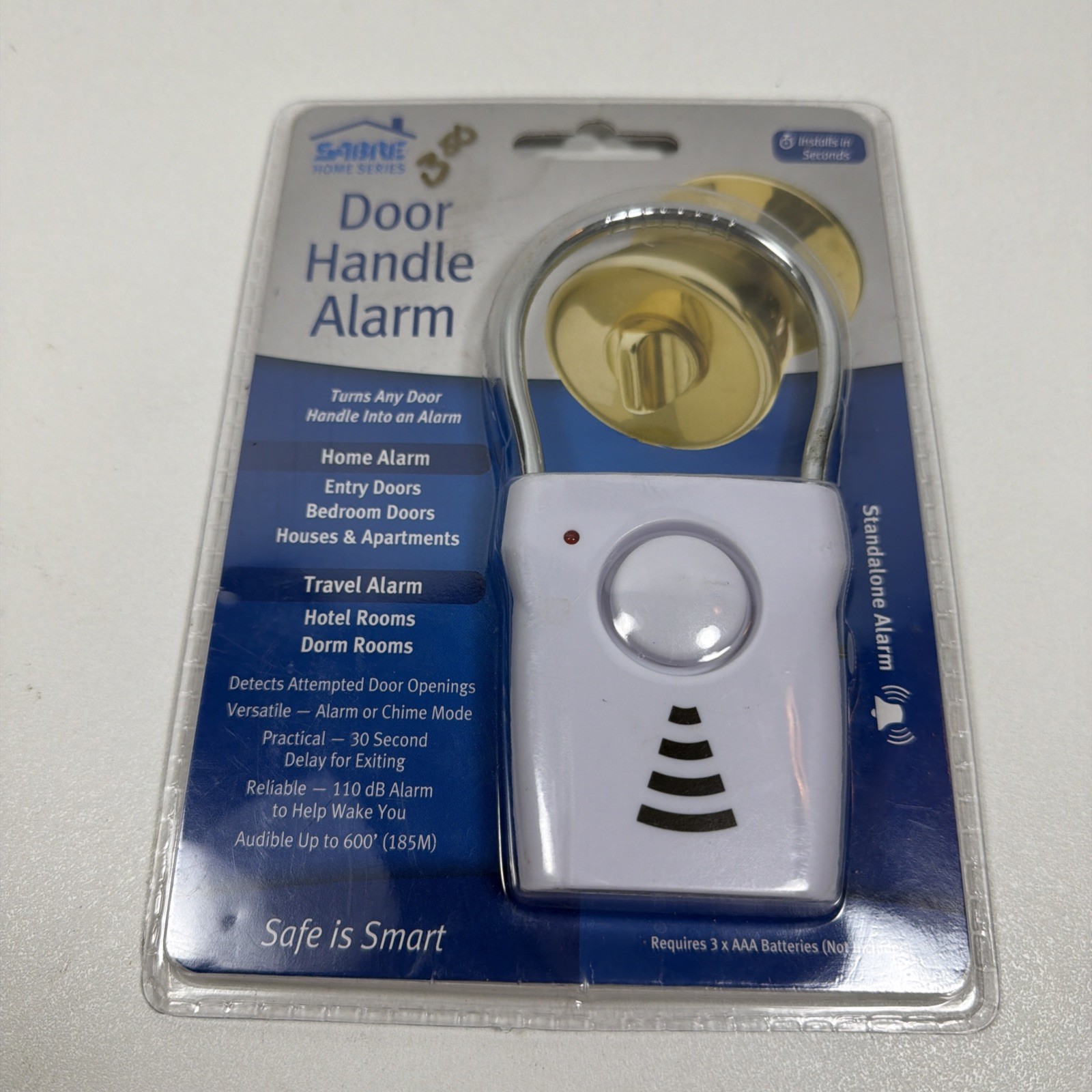 Sabre Door Handle Security Alarm With 2 Detection / 3 Operating Modes – HS-DHA