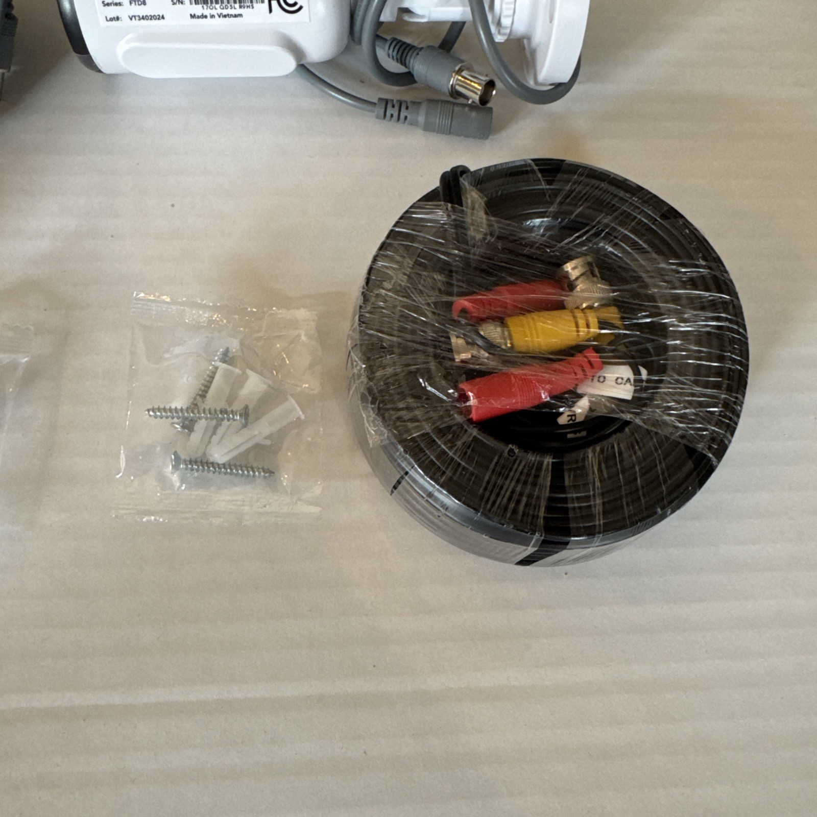 Lot Of 2 Night Owl Wired Add-On Camera with Mounting Hardware, CM-FTD8LS-B