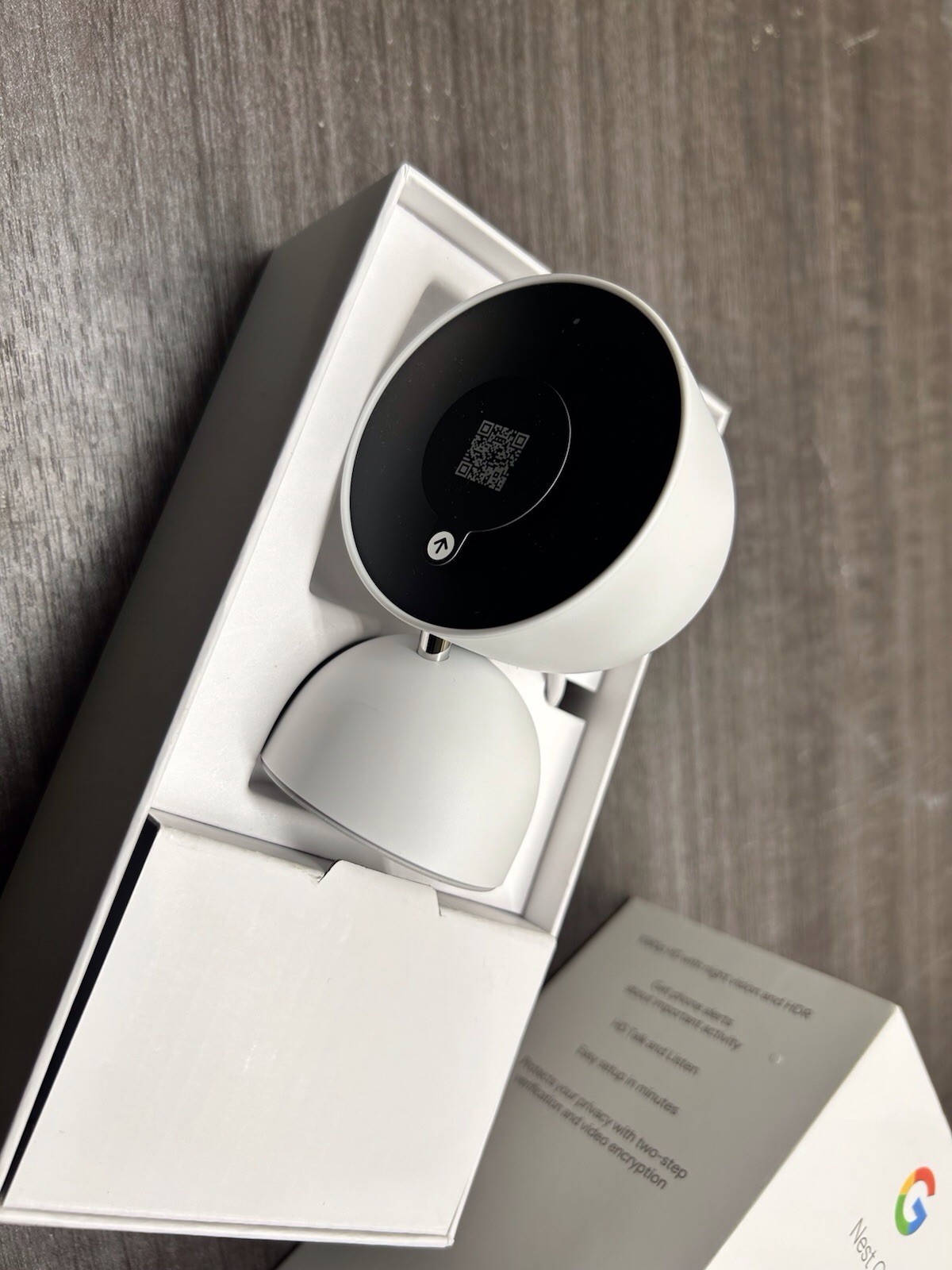 Google Nest Cam Fog Indoor Security Camera – 2nd generation (GJQ9T) New |#D183