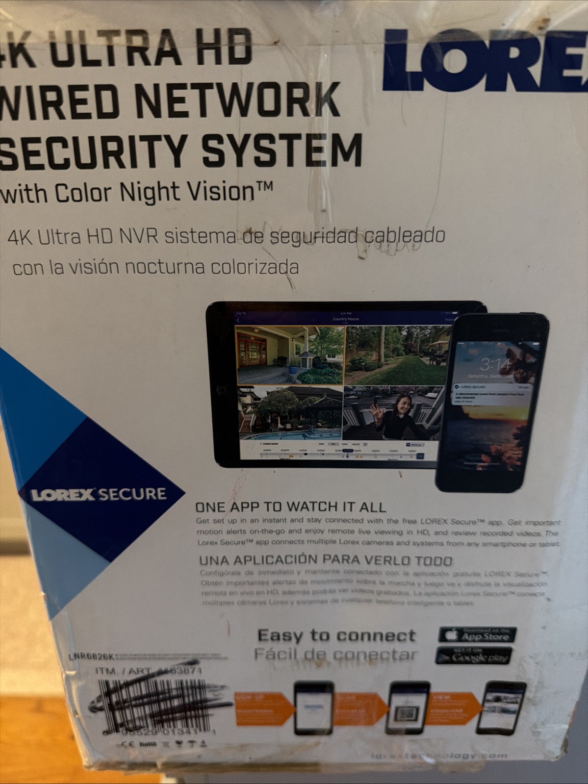 Lorex 4K Ultra HD Wired Network Color Night Vision IP Security Cameras (NEW)