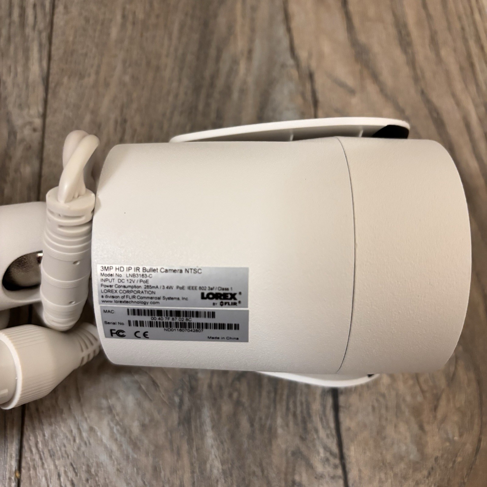 Lorex LNB3163-C 3MP HD IR Bullet Security Camera – 1 Camera Only