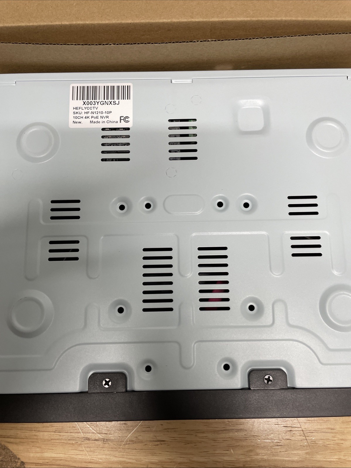 10 Channel NVR 4K Support 10 x 8MP/6MP/5MP/4MP/2MP/1080P IP Cameras