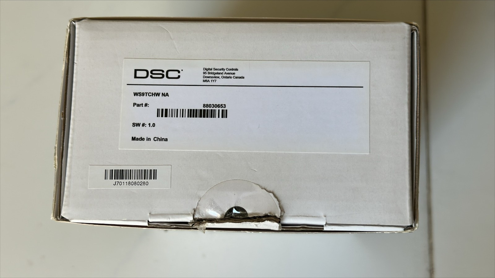 New DSC WS9TCHWNA wireless touchscreen keypad For DSC PowerSeries Neo and Lote